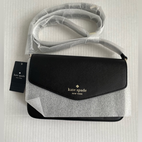 kate spade Handbags - NWT KATE SPADE black envelope crossbody